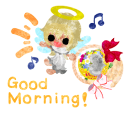 Pretty little angels and heart jewels sticker #14532640