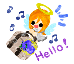 Pretty little angels and heart jewels sticker #14532642