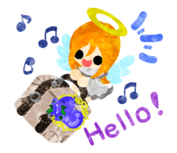 Pretty little angels and heart jewels sticker #14532642