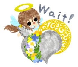 Pretty little angels and heart jewels sticker #14532649