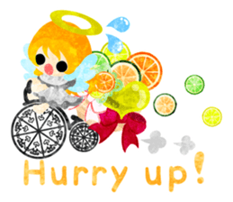 Pretty little angels and heart jewels sticker #14532650