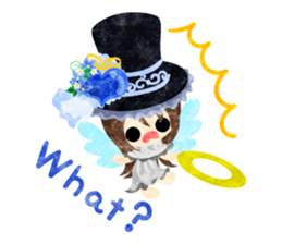 Pretty little angels and heart jewels sticker #14532658