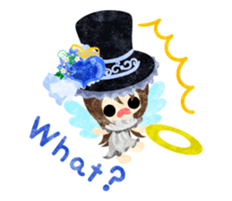 Pretty little angels and heart jewels sticker #14532658