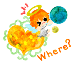 Pretty little angels and heart jewels sticker #14532660