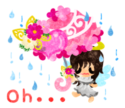 Pretty little angels and heart jewels sticker #14532661