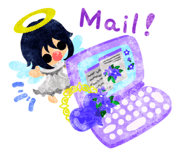 Pretty little angels and heart jewels sticker #14532662