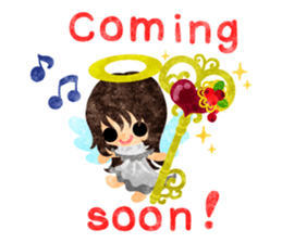 Pretty little angels and heart jewels sticker #14532667