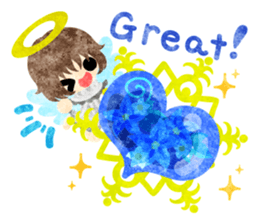Pretty little angels and heart jewels sticker #14532668