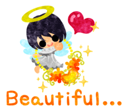 Pretty little angels and heart jewels sticker #14532670