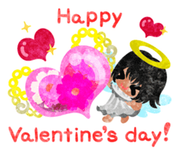 Pretty little angels and heart jewels sticker #14532673