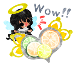 Pretty little angels and heart jewels sticker #14532674