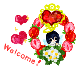 Pretty little angels and heart jewels sticker #14532676