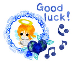 Pretty little angels and heart jewels sticker #14532677