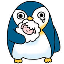 Sheep and Penguin's love diary sticker #14532996