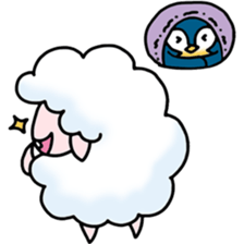 Sheep and Penguin's love diary sticker #14532997