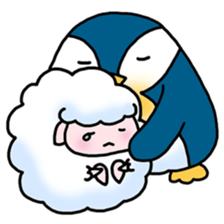 Sheep and Penguin's love diary sticker #14533009