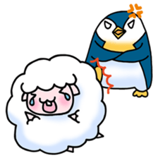 Sheep and Penguin's love diary sticker #14533012