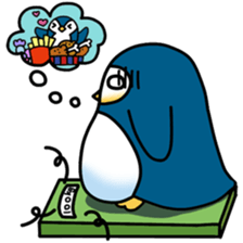 Sheep and Penguin's love diary sticker #14533016