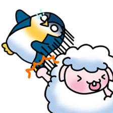 Sheep and Penguin's love diary sticker #14533021