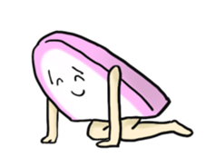 Kamaboko who tired of life sticker #14533279