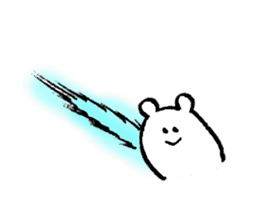 White bear's name is Haruka sticker #14534624