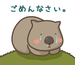 Mucchiri Wombats sticker #14535360