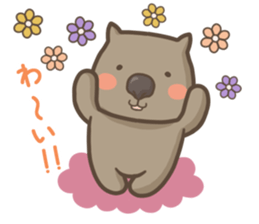 Mucchiri Wombats sticker #14535373