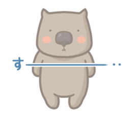 Mucchiri Wombats sticker #14535393