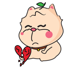 Cute Dogs in Sad Love sticker #14535403