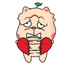 Cute Dogs in Sad Love sticker #14535404