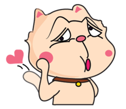 Cute Dogs in Sad Love sticker #14535407