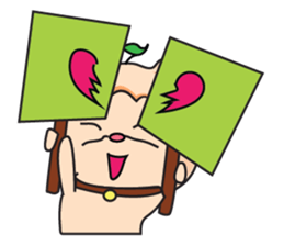 Cute Dogs in Sad Love sticker #14535428