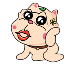 Cute Dogs in Sad Love sticker #14535430