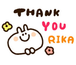 The name Rika sticker #14535555
