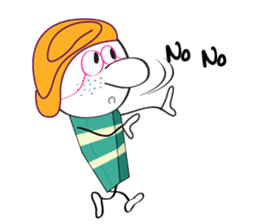 Old Lady Can Fly sticker #14535823