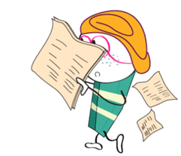 Old Lady Can Fly sticker #14535824