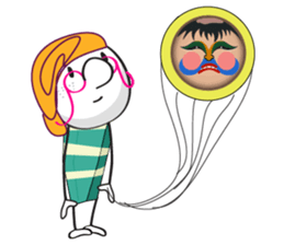 Old Lady Can Fly sticker #14535829