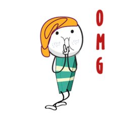 Old Lady Can Fly sticker #14535830