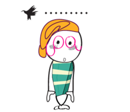 Old Lady Can Fly sticker #14535833