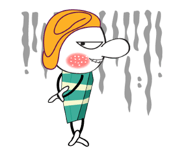 Old Lady Can Fly sticker #14535834