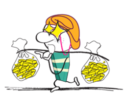 Old Lady Can Fly sticker #14535850