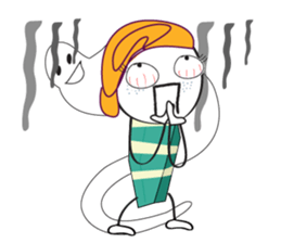 Old Lady Can Fly sticker #14535853