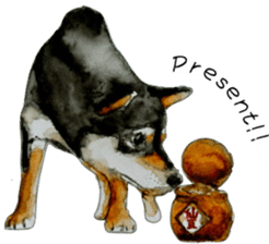 Shiba Inu Sisters and friends - 4 sticker #14536069