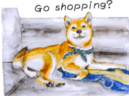Shiba Inu Sisters and friends - 4 sticker #14536073