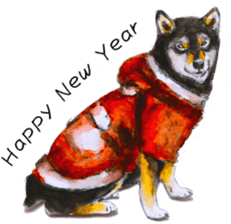 Shiba Inu Sisters and friends - 4 sticker #14536077