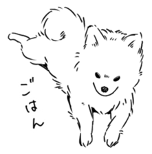 Pomeranian watachan Sticker2 sticker #14536126