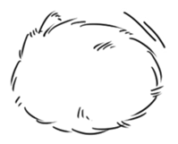 Pomeranian watachan Sticker2 sticker #14536132