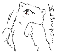 Pomeranian watachan Sticker2 sticker #14536136