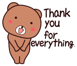 Bear 3 (English) sticker #14536186