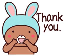 Bear 3 (English) sticker #14536187